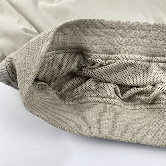 Vintage Izod Mens Golf Pullover Windbreaker Beige Size Large Outdoor Hiking - Picture 13 of 15